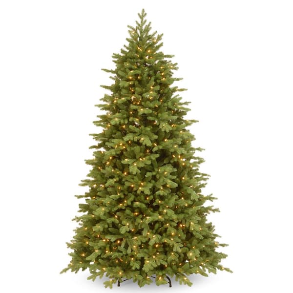 National Tree Company 6-1/2 ft. Feel Real Princeton Fraser Fir Hinged Tree with 700 Dual Color LED Lights and PowerConnect