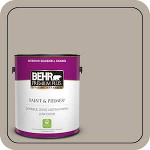 1 gal. #PPU18-13 Perfect Taupe Eggshell Enamel Low Odor Interior Paint & Primer