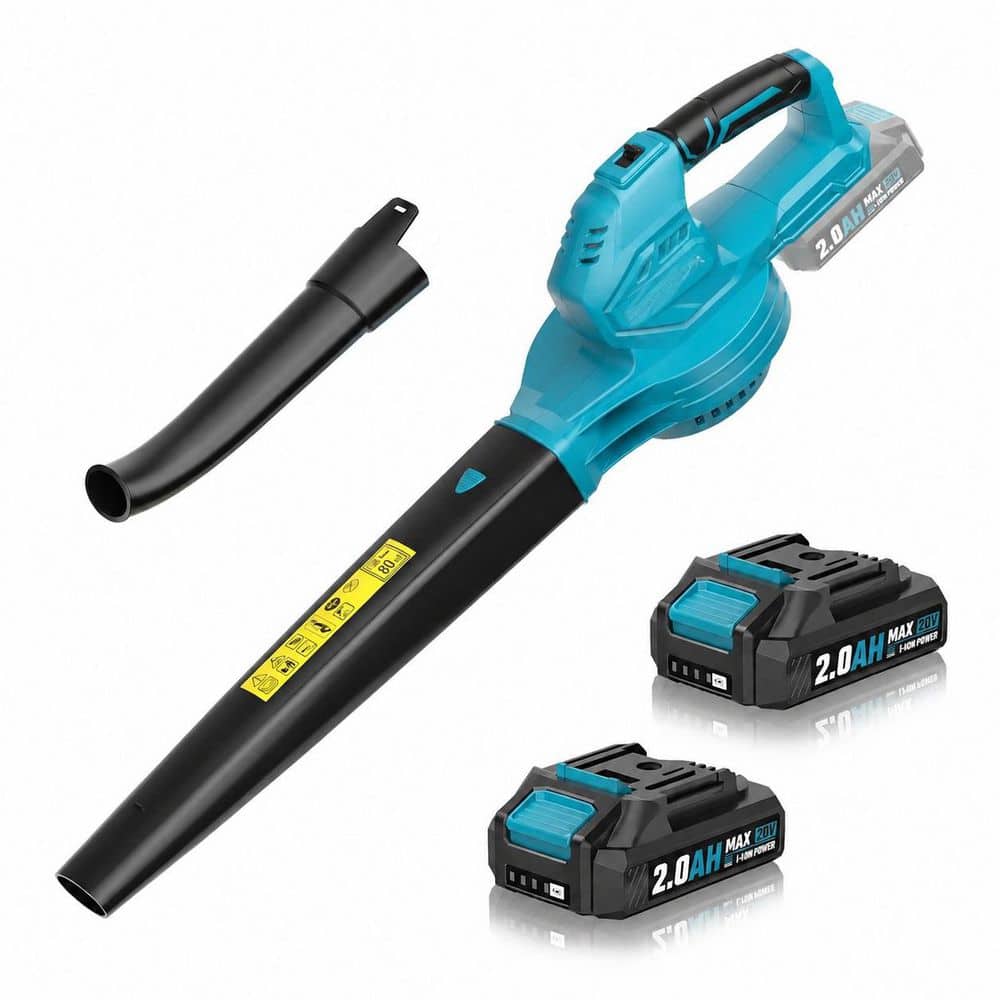 Leaf Collecting Tool Cordless Blower 20V, 350 CFM 150 MPH, 15000 RPM, 2 Tubes, for Patio Garden Car Cleaning price history on PriceWatchPro