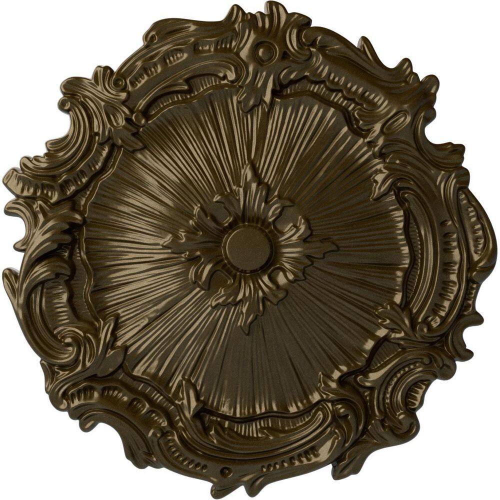 "16-3/4"" x 1-3/8"" Plymouth Urethane Ceiling Medallion (Fits Canopies upto 1-5/8""), Brass" price history on PriceWatchPro