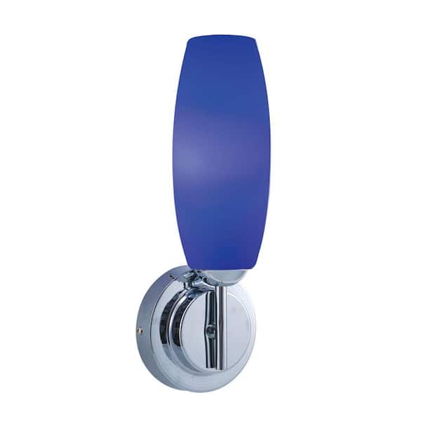 JESCO Lighting 1-Light Low-Voltage Blue Companion Wall Sconce