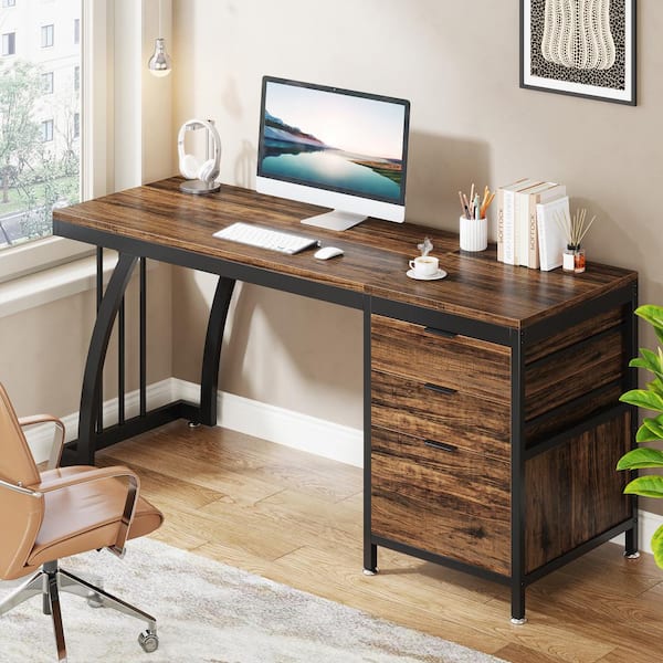 Best HD Pictures about  50 Inch Desk With Drawers  with No AI Images