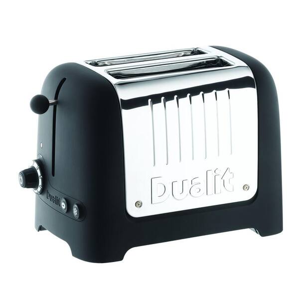 Dualit Lite Commercial Toaster 2-Slice Toaster Black Soft Touch