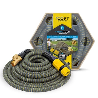 5/8 in. x 100 ft. Expandable Garden Hose, Flexible, Durable, Burst Proof, Lightweight, No-Kink Water Hose