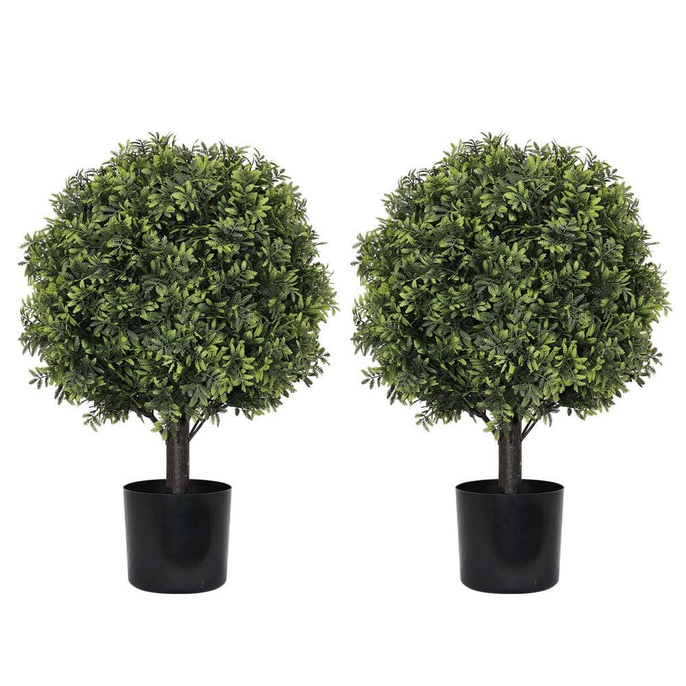 置物 mimosa Top-Notch 21.60 in. Artificial Green Indoor/Outdoor Sensitive