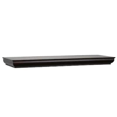 Rubbermaid Organic Ash Laminated Wood Shelf 12 in. D x 24 in. L 2110652 -  The Home Depot