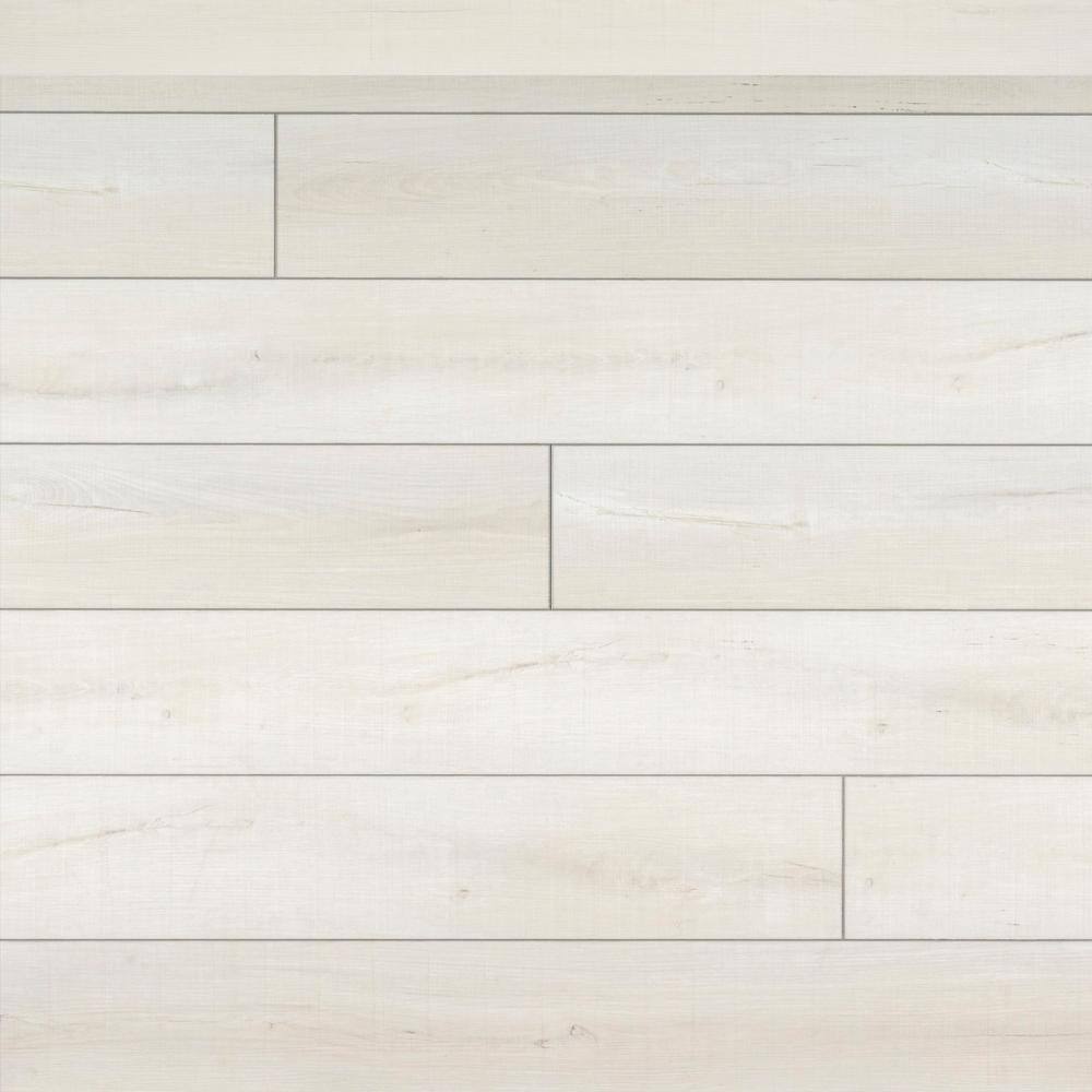 Whitmore White Luxury Vinyl Quarter Round Molding, 94" Length