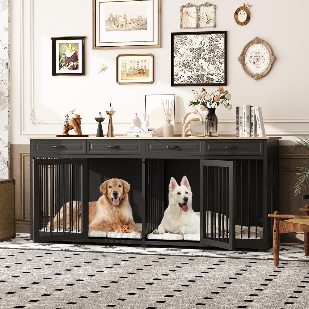 Illustration of Dog Crate Bunk For Nurseries