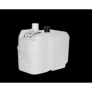 Centrex 1000 Non-Electric Waterless Ultra Low Flush Central Composting Toilet System in Bone