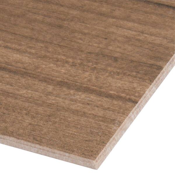 Arbor Cognac 6 in. x 36 in. Matte Porcelain Floor and Wall Tile (15 sq. ft./case)