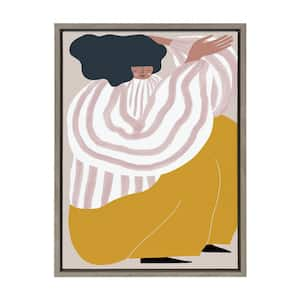 "Sylvie Quarantine Series Portrait 1" by Keely Reyes 1-Piece Framed Canvas People Art Print 24.00 in. x 18.00 in.