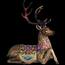 Fraser Hill Farm 5 ft. Christmas Standing Reindeer with Long-Lasting ...