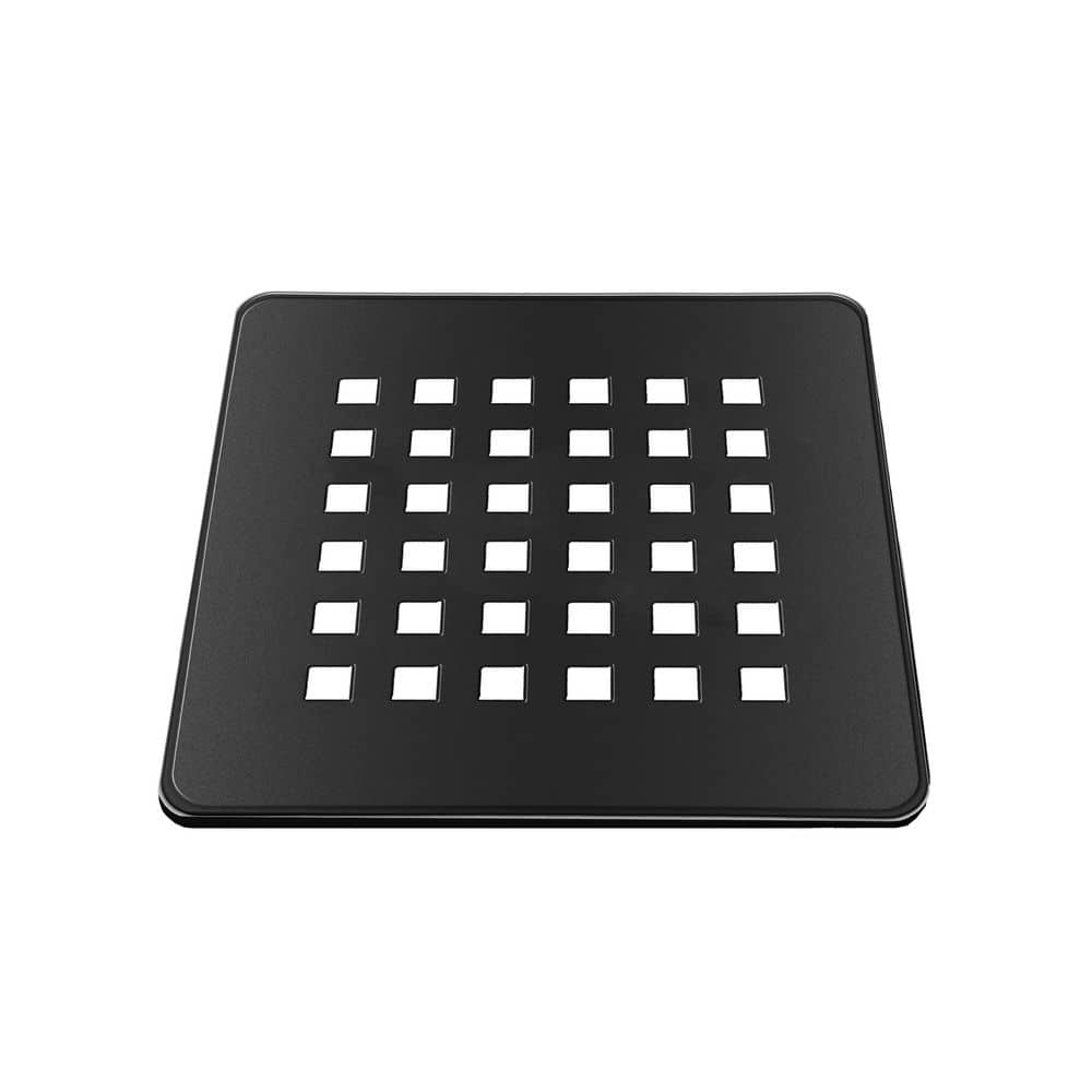 4 in. W x 4 in. L Prova Pro-Select Shower Kit Drain Grate-Square-MBLK price history on PriceWatchPro
