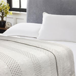 Luxe Cotton Taupe Blanket Full/Queen