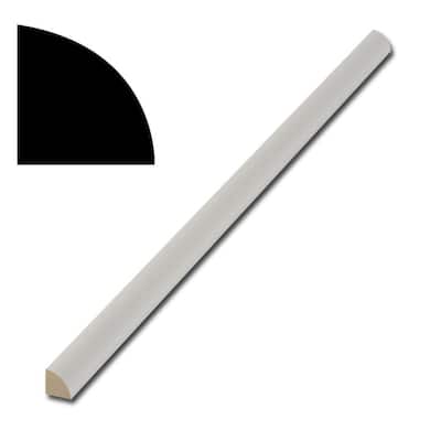 11/16 in. x 11/16 in. MDF Pre-Finished White Quarter Round Moulding