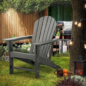 Classic Composite Gray of Adirondack Chair Sectional Seating Set