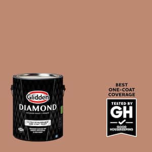 Glidden Premium 1 gal. PPG1068-5 Terrazzo Tan Satin Interior Latex