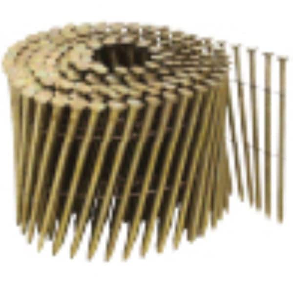 Huttig-Grip 3-1/4 in. x 0.131 in. 15° Wire Bright Smooth Shank Framing Nails (4,500-Per Box)
