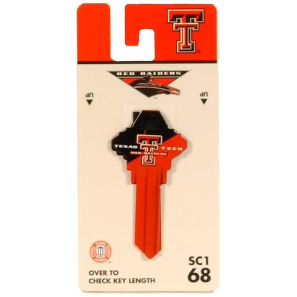 Hillman #68 NCAA Texas Tech Red Raiders Key Blank