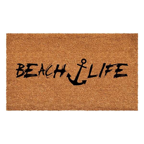  Beach Life Outdoor Door Mat Coir Fiber Outdoor Door