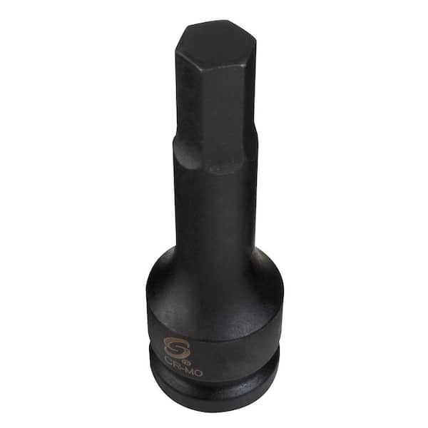 SUNEX TOOLS 5/16 in. 1/2 in. Drive Hex Impact Socket