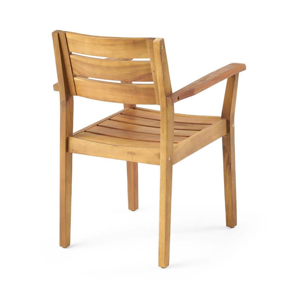 Teak Acacia Wood 9-Piece Expandable Outdoor Dining Set
