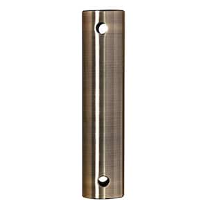 12 in. Antique Brass Stainless Steel Extension Downrod