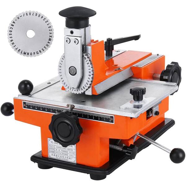 VEVOR Semi-Automatic Metal Stamping Machine Embosser Metal Embosser Label  Marking Machine for Aluminum or Stainless Steel XXBZDMPYZJ0000001V0 - The  Home Depot