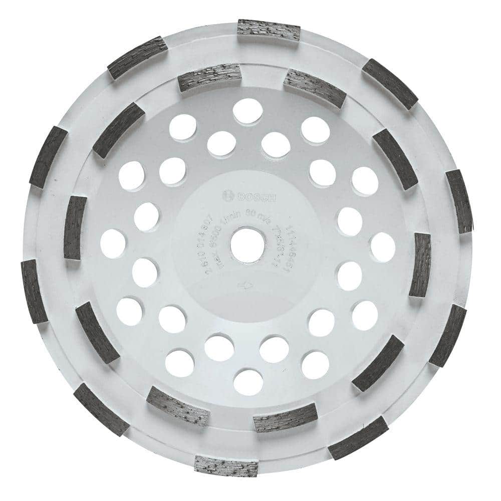 7 in. Double Row Segmented Diamond Cup Wheel