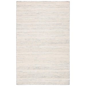 Natural Fiber Beige/Gray 3 ft. x 5 ft. Abstract Distressed Area Rug