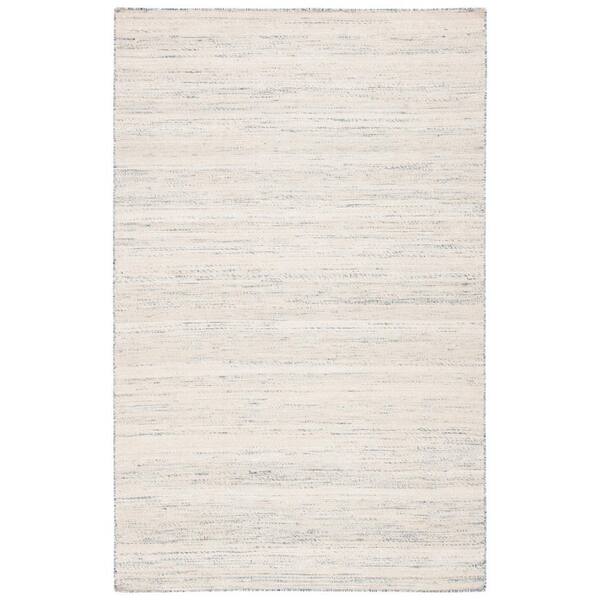 SAFAVIEH Natural Fiber Beige/Gray 5 ft. x 8 ft. Abstract Distressed Area Rug