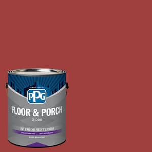 1 gal. PPG1057-7 Burning Bush Satin Interior/Exterior Floor and Porch Paint