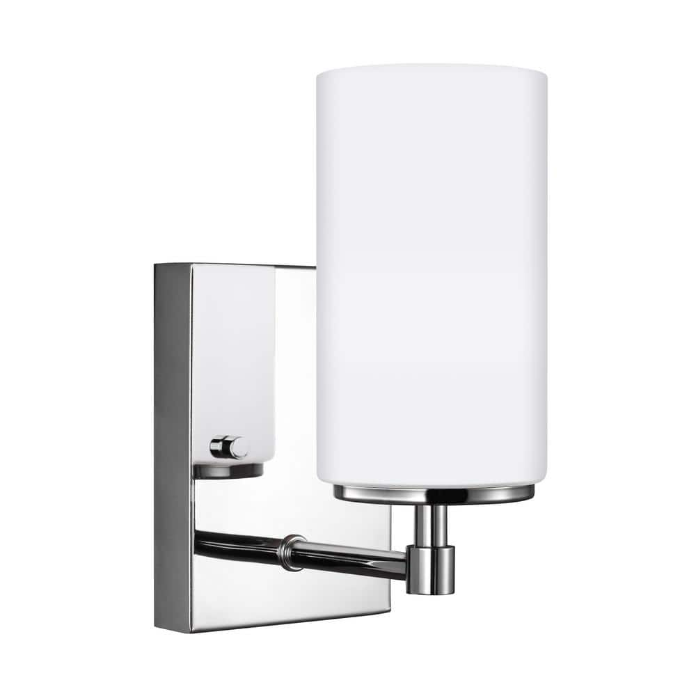 UPC 785652000553 product image for Alturas 4.375 in. 1-Light Chrome Modern Contemporary Wall Sconce Bathroom Vanity | upcitemdb.com