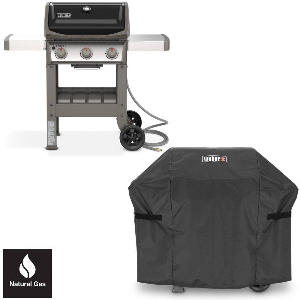 Reviews for Weber Spirit II E 310 3 Burner Natural Gas Grill with Grill Cover Pg 4 The Home Depot