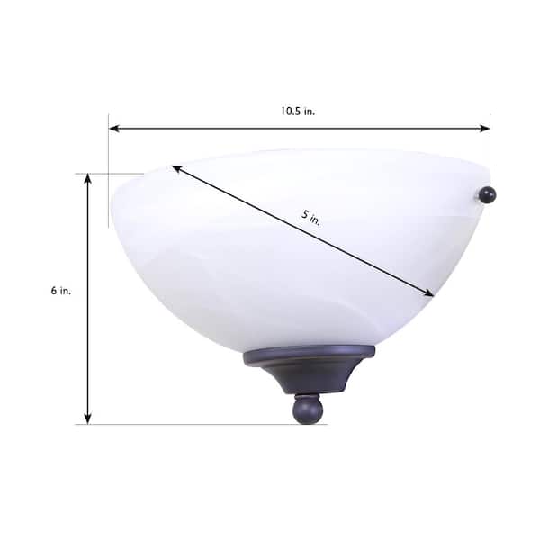 Design House Millbridge 10-in W 1-Light Satin Nickel Modern/Contemporary Wall Sconce Design House Millbridge 10-in W 1-Light Satin Nickel Modern/Contemporary Wall Sconce