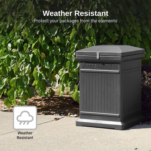 RTS Home Accents ParcelWirx Graphite Vertical Lockable