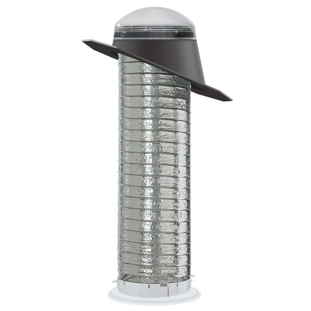 14 in. Impact Dome Sun Tunnel Skylight with Flexible Tube and Pitched Flashing price history on PriceWatchPro