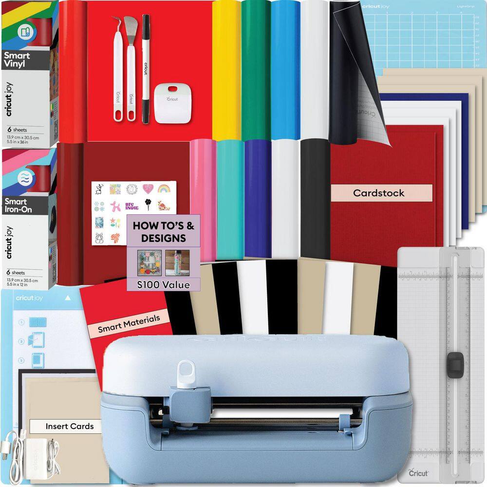Joy 2 Smart Cutting Machine Bundle with Rainbow Smart Vinyl, Iron-On, Mats, Tools, Cardstock and Printable Vinyl price history on PriceWatchPro