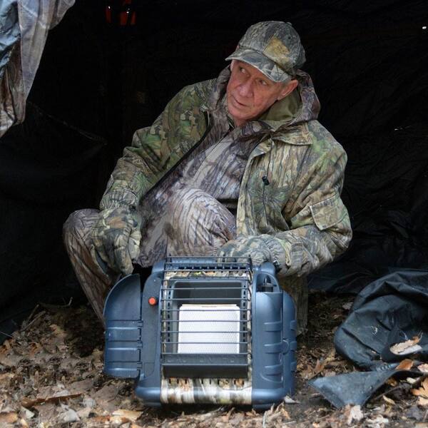 Mr. Heater MH12B 12000 BTU Hunting Buddy Portable Propane Infared Heater,  Camo (2-Pack) 2 x MH-F232035 - The Home Depot