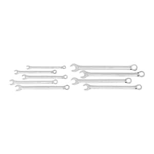 12 Point Long Pattern Metric Combination Wrench Set with Tool Roll (9-Piece)