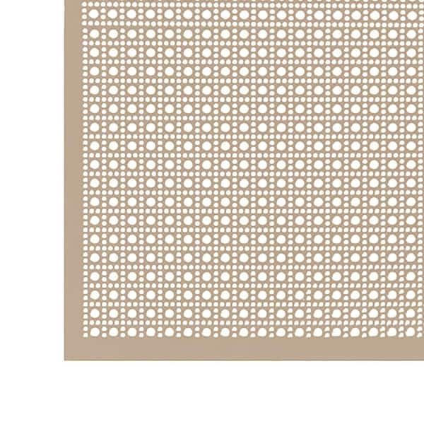 1 ft. x 2 ft. Aluminum Champagne Bronze Lincane Sheet