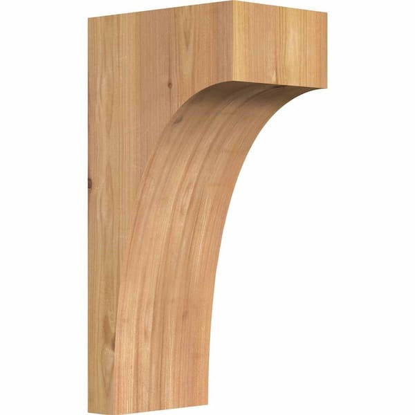 Ekena Millwork 5-1/2 in. x 8 in. x 16 in. Western Red Cedar Huntington Smooth Corbel