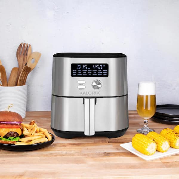 https://images.thdstatic.com/productImages/f7fa20c0-2563-4cd2-933d-85e5f0737a5a/svn/black-and-stainless-steel-kalorik-air-fryers-ft-47823-bkss-31_600.jpg