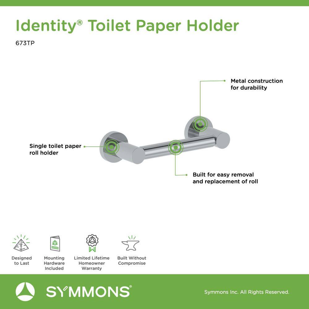 Chrome Metal Wall-Mounted Toilet Paper Holder