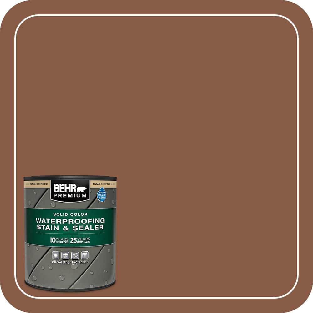 BEHR PREMIUM 1 qt. #SC-142 Cappuccino Solid Color Waterproofing