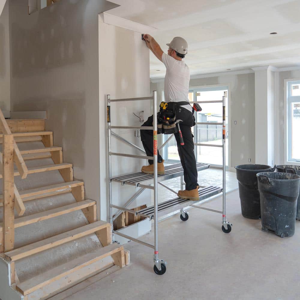 Xtend MAXI 6ft Multipurpose Aluminum Scaffold with Locking Swivel Casters