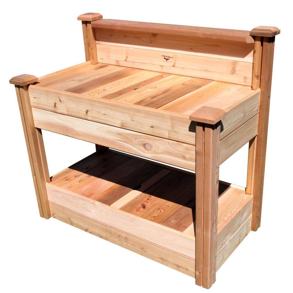Gronomics 24 In X 48 In X 48 In Tool Free Assembly Potting Bench Tfpb 24 48 The Home Depot