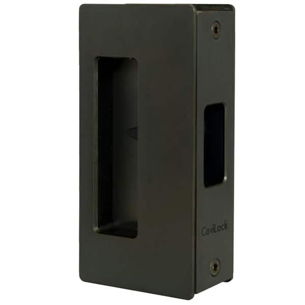 CS CAVITY SLIDER 200 Series CaviLock 1-3/4 in. Oil Rubbed Bronze Magnetic Privacy Non-Handed Pocket Door Lock