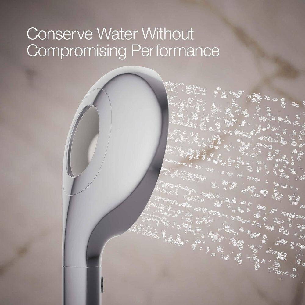 Polished Chrome Two-Function Handheld Showerhead