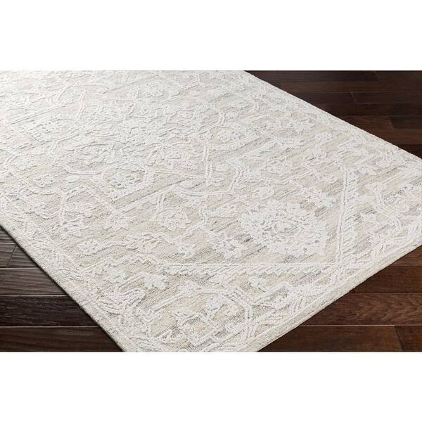 Piazza PZZ-2304 8 ft. x 10 ft. White Handmade Area Rug